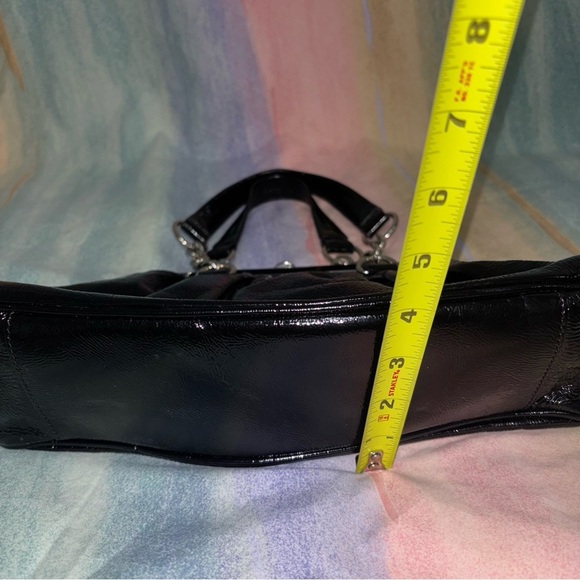 HOBO INTERNATIONAL BLACK GENUINE LEATHER Purse SHOULDER BAG - Picture 6 of 6